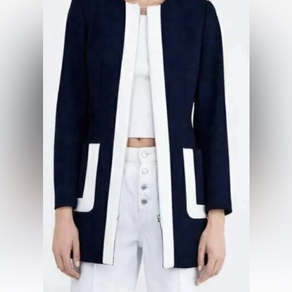 ZARA BASIC Mod Zip Up Jacket - Picture 3 of 8